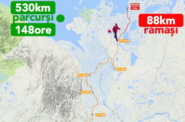 Tibi Useriu, la un pas de a castiga pentru a treia oara consecutiva ultramaratonul arctic