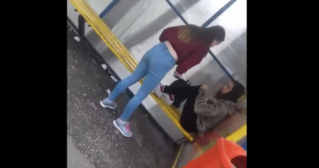 Eleva din Tulcea, batuta de doua adolescente/ VIDEO