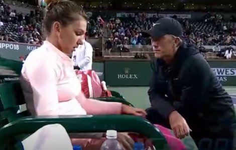 Cahill, in timpul meciului dintre Halep si Osaka: Ce s-a intamplat?