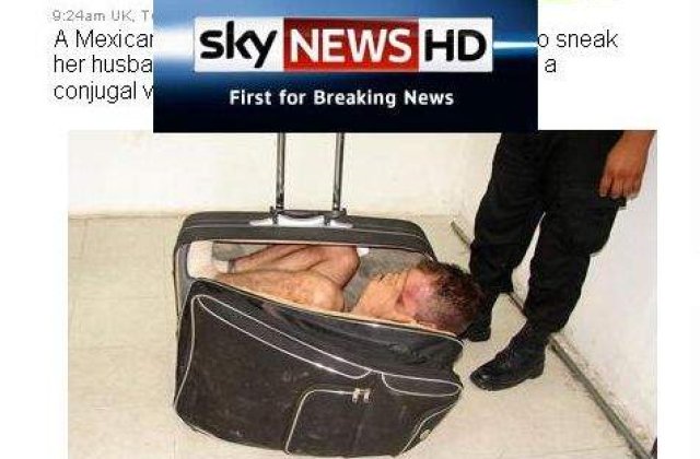 A incercat sa fuga din inchisoare in valiza sotiei