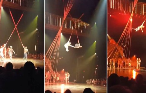 Acrobat de la Cirque du Soleil, mort in timpul unui numar/ VIDEO
