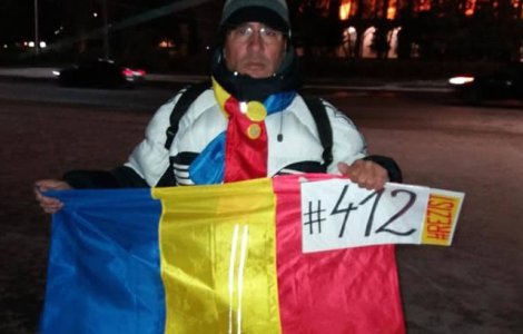 Jandarmeria Bucuresti a amendat cu 2.000 de lei un protestatar surdo-mut pentru ca a scandat lozinci
