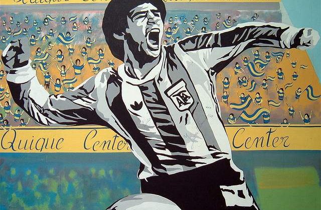 Maradona, ranit usor intr-un accident rutier