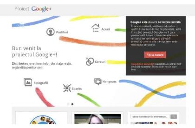 Atentie Facebook! Google+ are 10.000.000 de utilizatori, in nici doua saptamani!