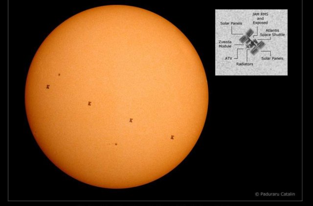 Fotografie istorica pentru NASA, realizata de un roman