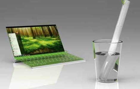 Laptopul care are nevoie de apa ca sa se incarce