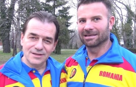Ludovic Orban ii indeamna pe romani sa faca sport / VIDEO