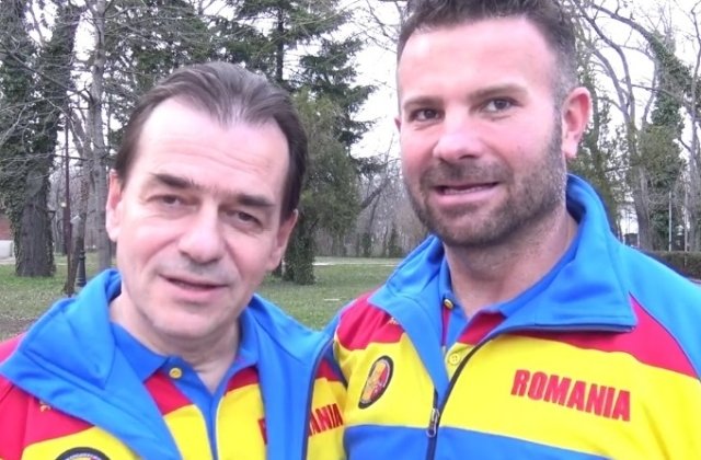Ludovic Orban ii indeamna pe romani sa faca sport / VIDEO
