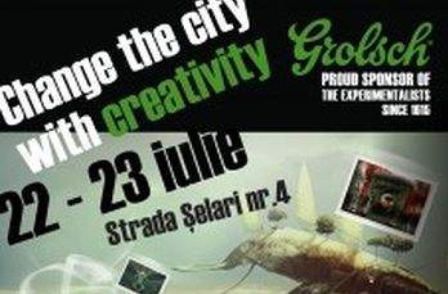 Expozitie neconventionala in strada: Change the city with creativity!