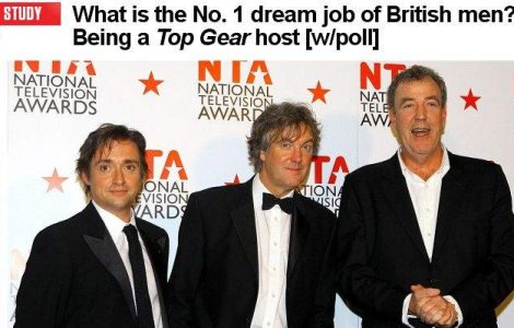 Slujba de vis a britanicilor: Prezentator Top Gear