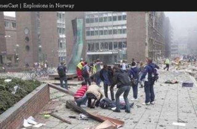 [VIDEO] Atacuri armate si explozii in Oslo, soldate cu zeci de morti