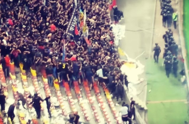 Dosare penale si sanctiuni dupa incidentele de pe Arena Nationala, anunta Jandarmeria Capitalei/ VIDEO