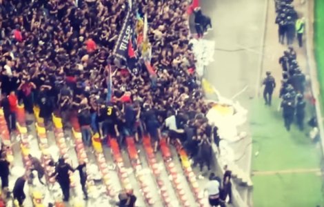 Dosare penale si sanctiuni dupa incidentele de pe Arena Nationala, anunta Jandarmeria Capitalei/ VIDEO