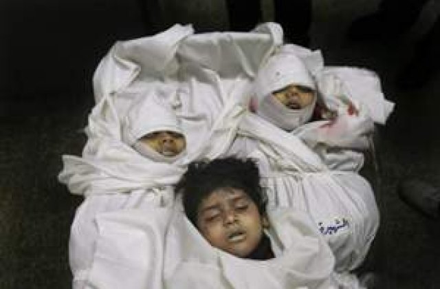 'Holocaust in Fasia Gaza!' scandeaza mii de oameni