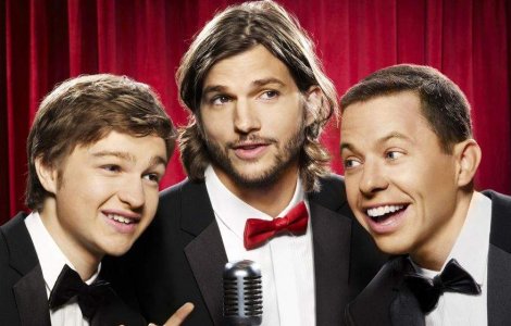 A aparut noul afis "Doi barbati si jumatate" (cu Ashton Kutcher)
