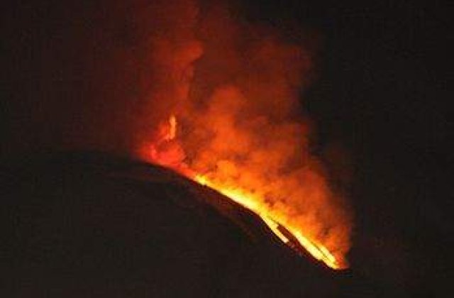 [VIDEO] Vulcanul Etna a erupt din nou