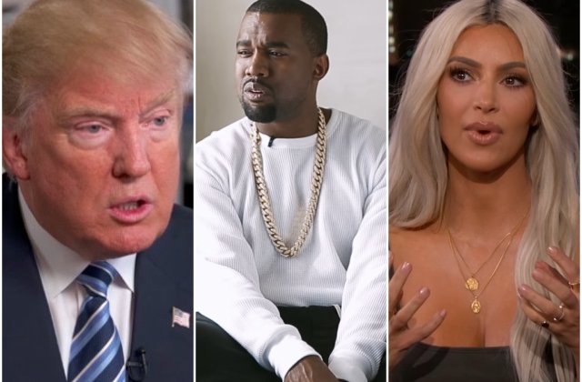 Donald Trump, laudat de Kanye West pe Twitter. Cum a reactionat Kim Kardashian