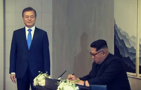 Summitul inter-coreean: Optimism in primele declaratii ale lui Moon Jae-in si Kim Jong-un/ VIDEO