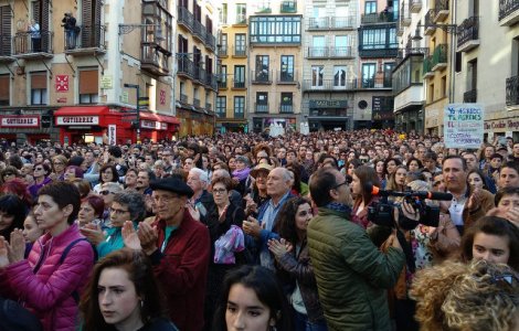Protest in Spania, dupa ce 5 tineri au primit o pedeapsa 9 ani