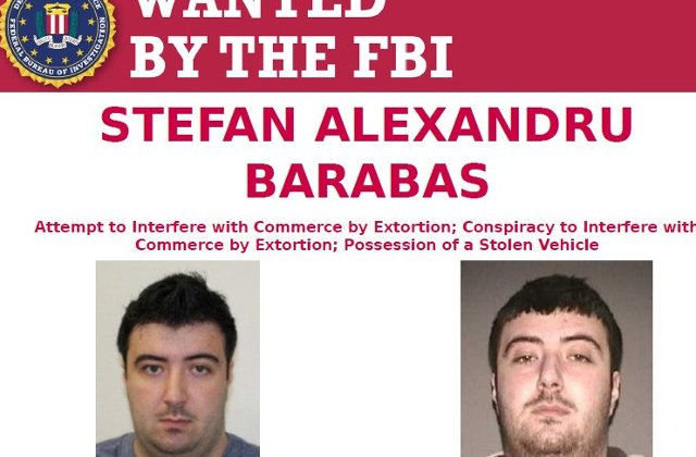 Recompensa de 10.000 de euro oferita de FBI pentru prinderea unui roman