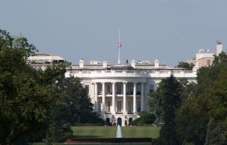  Video  O persoana fara adapost a sarit gardul Casei Albe