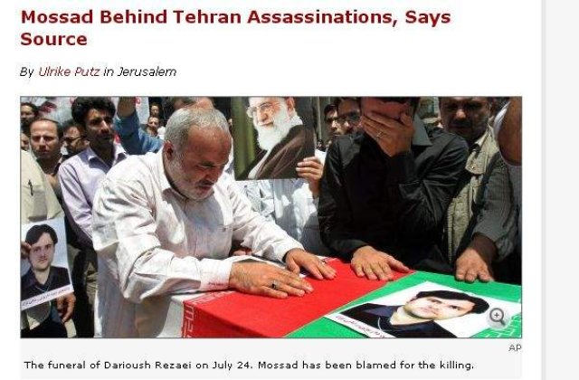Israelul, implicat in asasinarea unui om de stiinta iranian