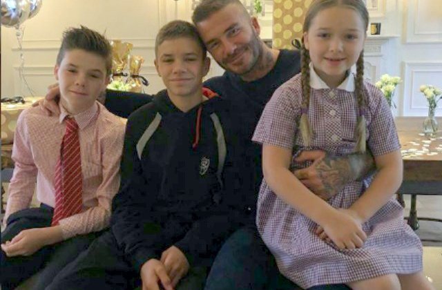 David Beckham, emotionat pana la lacrimi de cadoul facut de fiul sau la implinirea a 43 de ani/ VIDEO