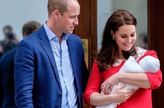 Casa Regala britanica a publicat primele fotografii oficiale cu printul Louis/ FOTO