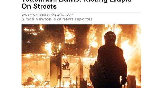  Video  Londra sub asediu: Violentele si jafurile au cuprins capitala Angliei