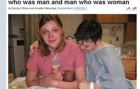 Miracol medical: Copil nascut dintr-o mama-barbat si un tata-femeie