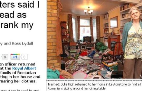 Cum au ajuns iar romii in presa britanica?