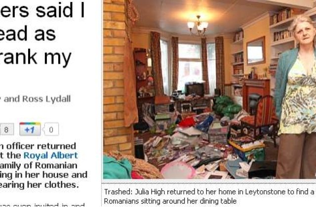 Cum au ajuns iar romii in presa britanica?