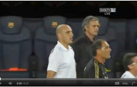  Update  Mourinho i-a bagat degetele in ochii antrenorului secund FC Barcelona