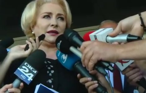 Viorica Dancila: Avem bani de salarii si pensii / VIDEO