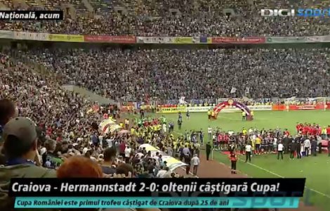 CS Universitatea Craiova a castigat Cupa Romaniei