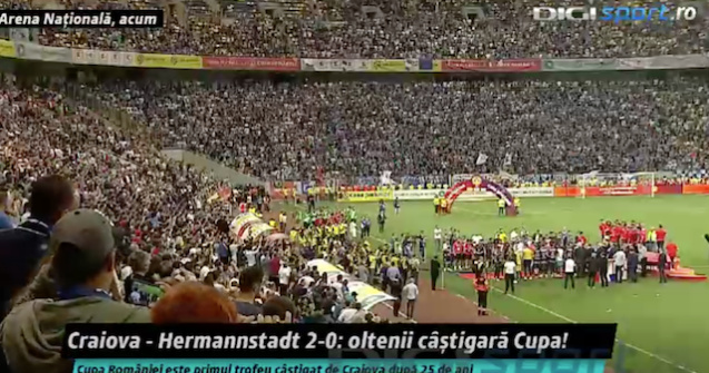 CS Universitatea Craiova a castigat Cupa Romaniei