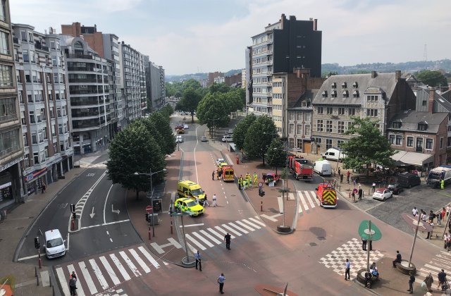 Belgia: Un barbat a impuscat mortal doi ofiteri de politie in centrul orasului Liege