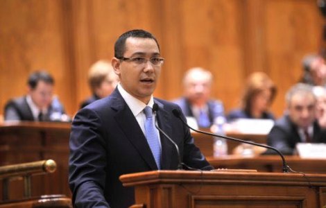 Ponta: Singura varianta in care vom sustine o motiune este aceea in care si o parte din PSD o sustine