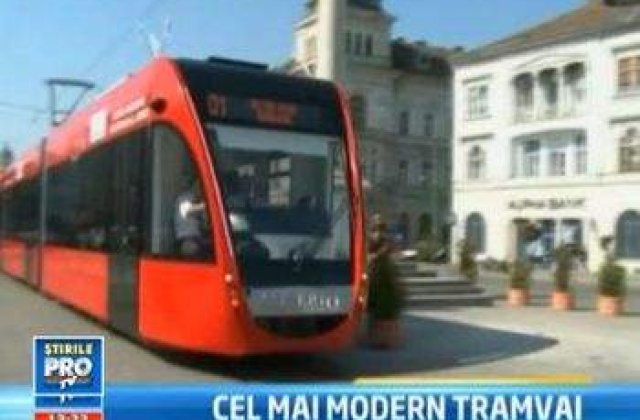 [VIDEO] Premiera: Romania a creat cel mai modern tramvai din lume
