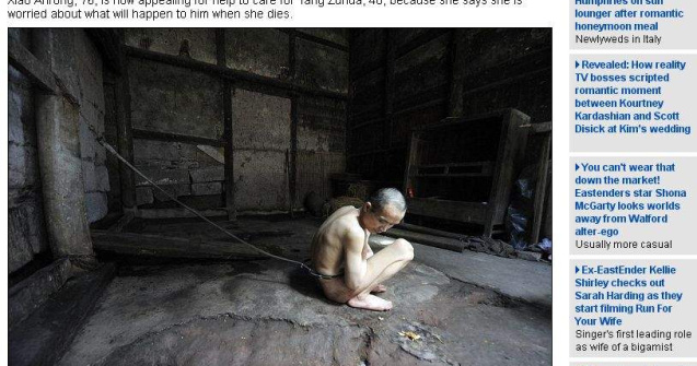 Chinez tinut in lanturi, gol, timp de 23 de ani