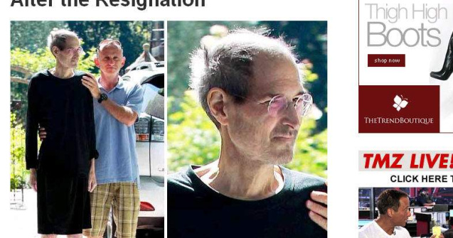 Socant: Cum arata Steve Jobs la 3 zile dupa demisia de la Apple