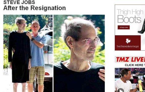 Socant: Cum arata Steve Jobs la 3 zile dupa demisia de la Apple