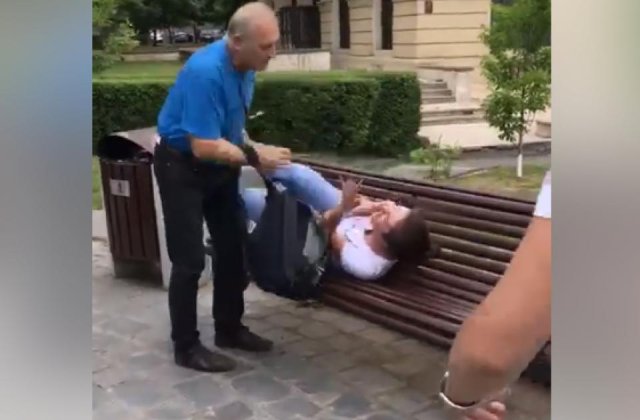 Fiica fostului senator de Brasov a fost batuta in plina strada/ VIDEO
