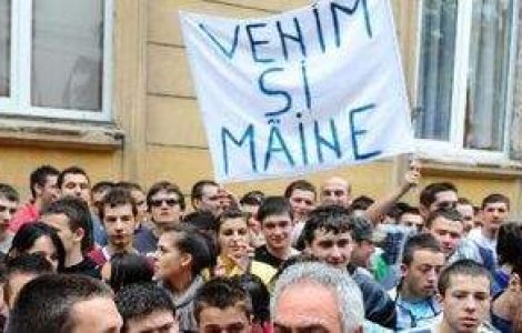 Protest cu scandal la Oltchim Ramnicu Valcea