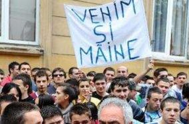 Protest cu scandal la Oltchim Ramnicu Valcea