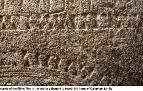 O noua dovada a rastignirii lui Iisus