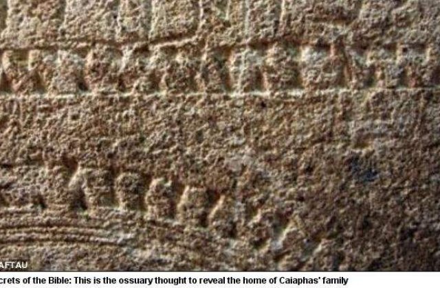 O noua dovada a rastignirii lui Iisus