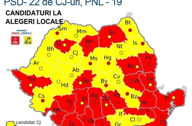 Cum arata harta USL?