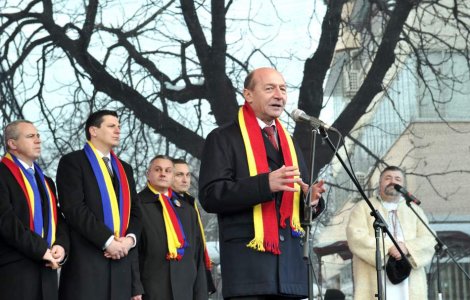 Miting anti-Basescu la Timisoara