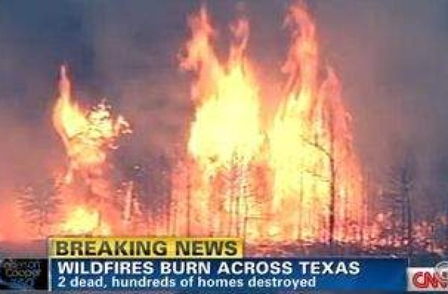 [VIDEO] Incendii devastatoare in Texas